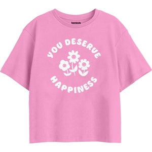 Girls Regular Boxy Tshirt