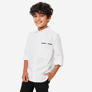 BONKIDS BOYS Solid SHIRTS