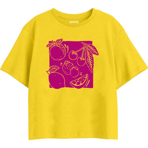 Girls Regular Boxy Tshirt