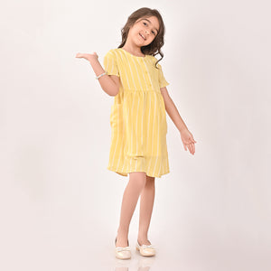 Girls Yellow Dress