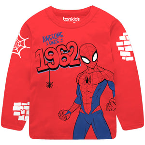 Boys-Spider-Man-Full-Sleeve-Tshirt