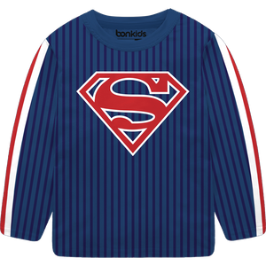 Navy Superman Full Sleeve Tshirt