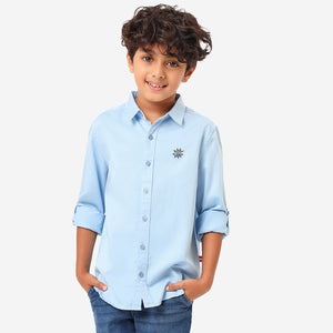 BONKIDS BOYS Embroidery Full Sleeve SHIRTS