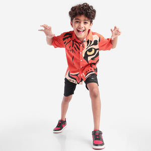 Boys Tiger Look Shirt