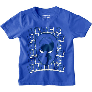 Black Panthar Blue Boys Tshirt
