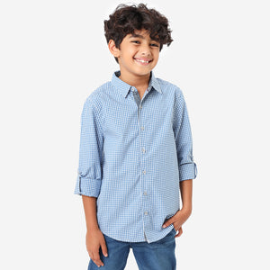 BONKIDS BOYS Checks Full Sleeve SHIRTS