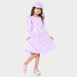 Girls Cotton Raffel Style Dress