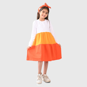 Girls Multi Color Dress