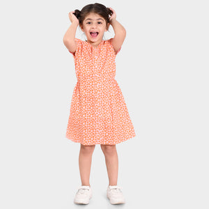 Girls Cotton Casual Dress