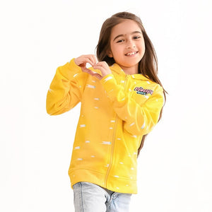 Girls Sweatshirt Yellow