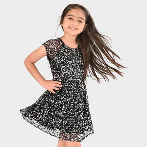 Girls Black Party Wear Dress