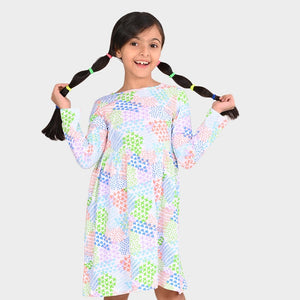 Girls Full sleeves Cotton Dress