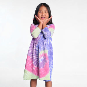 Tie And Dye Girls Dress