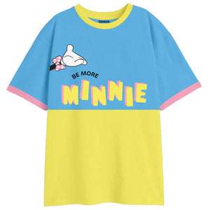 Girls Mini Printed Over size Tshirt