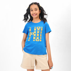 Hi Printed Girls Tshirt