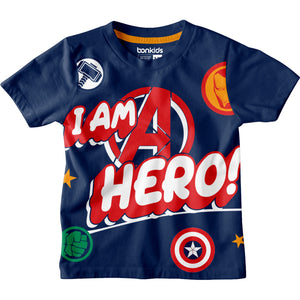 Avengers Navy Boys T-SHIRT