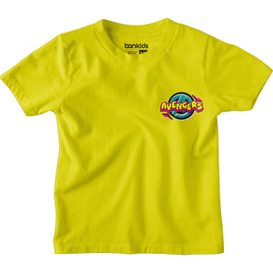 Avengers Lime Yellow Boys T-SHIRT