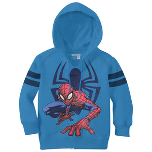 Spiderman Blue Boys Hoodie