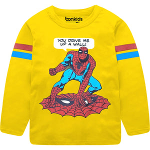 SpiderMan Full Sleeve Boys T-SHIRT