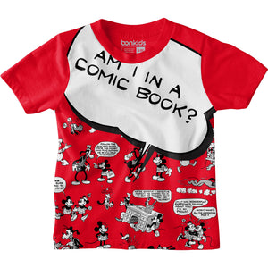 Mickey Mouse Red Boys T-SHIRT