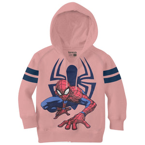 Spiderman Pink Boys Hoodie