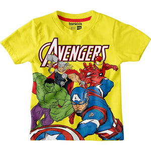 Avengers Yellow Boys T-SHIRT