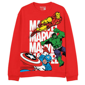 Marvel Boys Red Sweatshirt