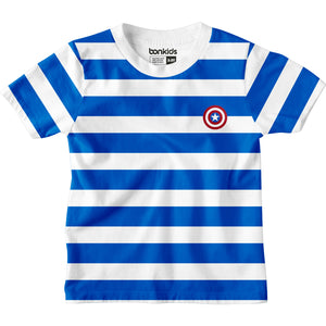 Avengers Blue Stripes Boys T-SHIRT