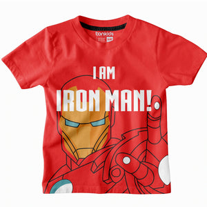 I AM IRON MAN Boys T-SHIRT