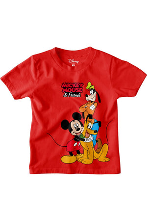 Disney Friends Team Boys T-SHIRT Red