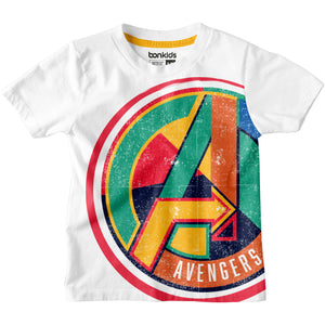 Avengers White Boys T-SHIRT