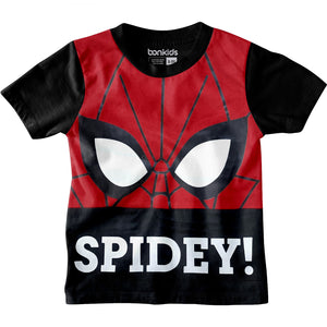 Spidey Black Boys T-SHIRT