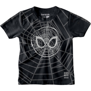 Spiderman Black Boys T-SHIRT