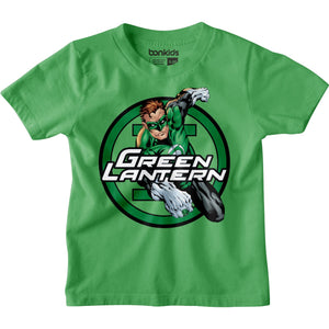 GREEN LANTERN GREEN BOYS T-SHIRT