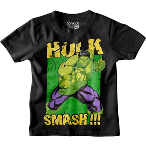 Hulk Black Boys T-SHIRT