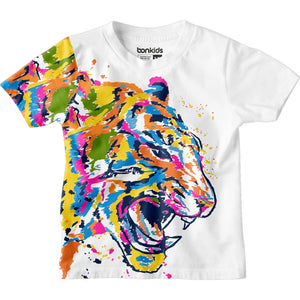 Tiger Face Boys T-SHIRT