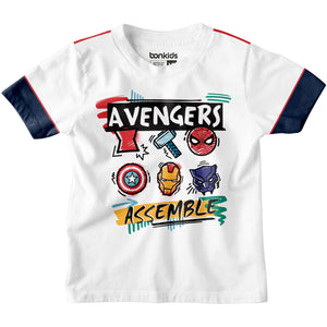 Avengers White Boys T-SHIRT