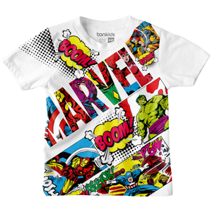 Marvel White Boys T-SHIRT