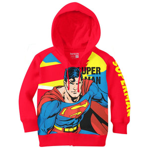 Superman Red Boys Hoodie